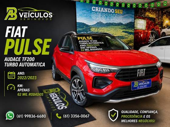 FIAT PULSE 1.0 TURBO 200 FLEX AUDACE CVT FIAT PULSE 1.0 TURBO 200 FLEX AUDACE CVT